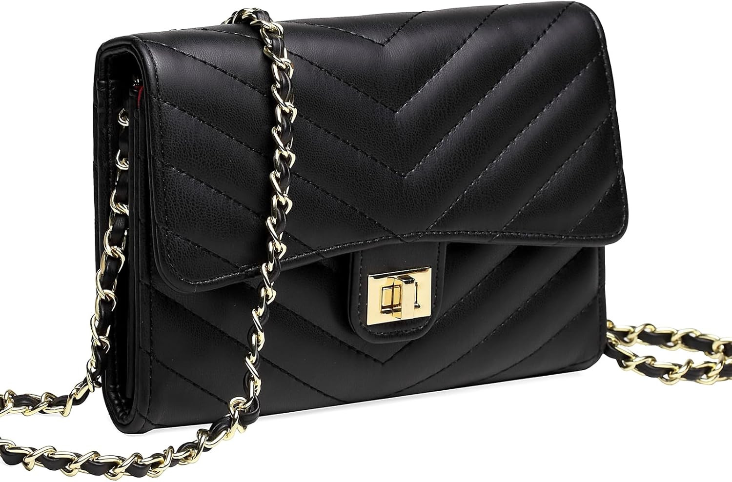 Compact Crossbody Bags for Women with Card Slots and Cell Phone Pocket