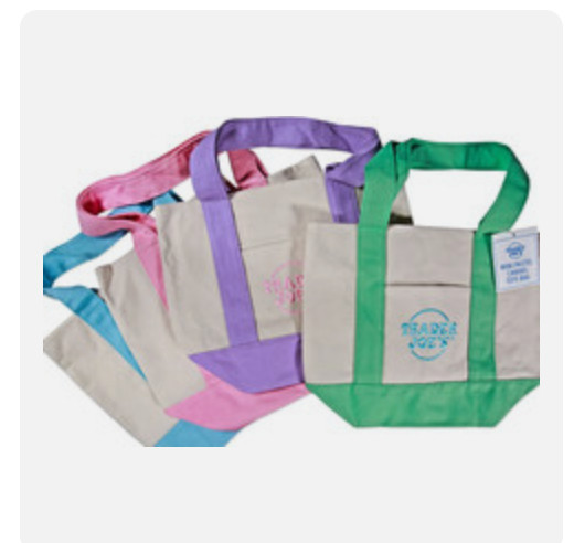Spring 2026 Trader Joe’s Mini Pastel Canvas Tote Bag Set of 4