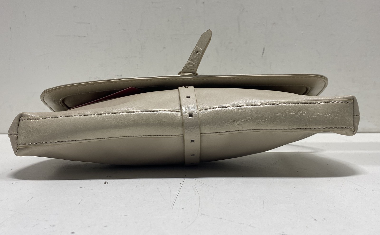 Isaac Mizrahi Dove Grey Susie Collection Leather Shoulder Bag NWT