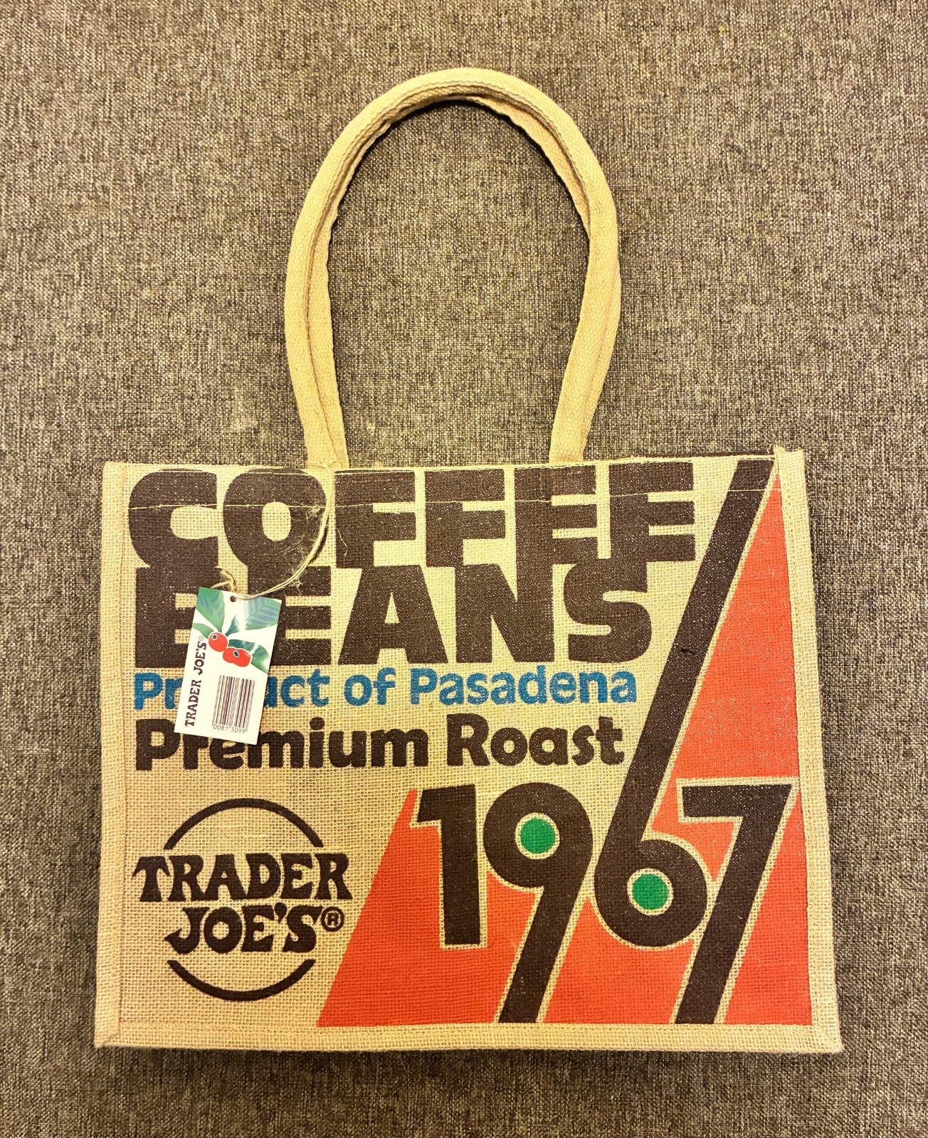 🚚 SAME-DAY SHIPPING Trader Joe’s 1967 Coffee Beans Tote Bag NWT LIMITED EDITION