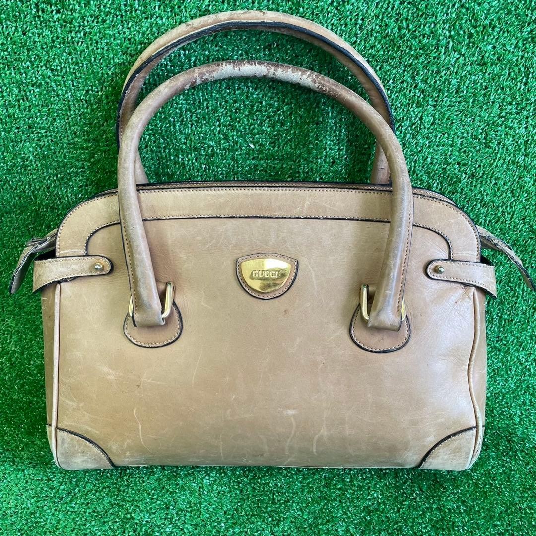 4 GUCCI Old Gucci Handbag Vintage Gold Hardware