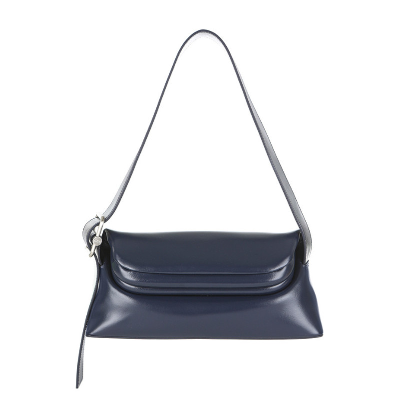 OSOI FOLDER BROT [NAVY] 25FALL Shoulder Crossbody Bag Cow Leather