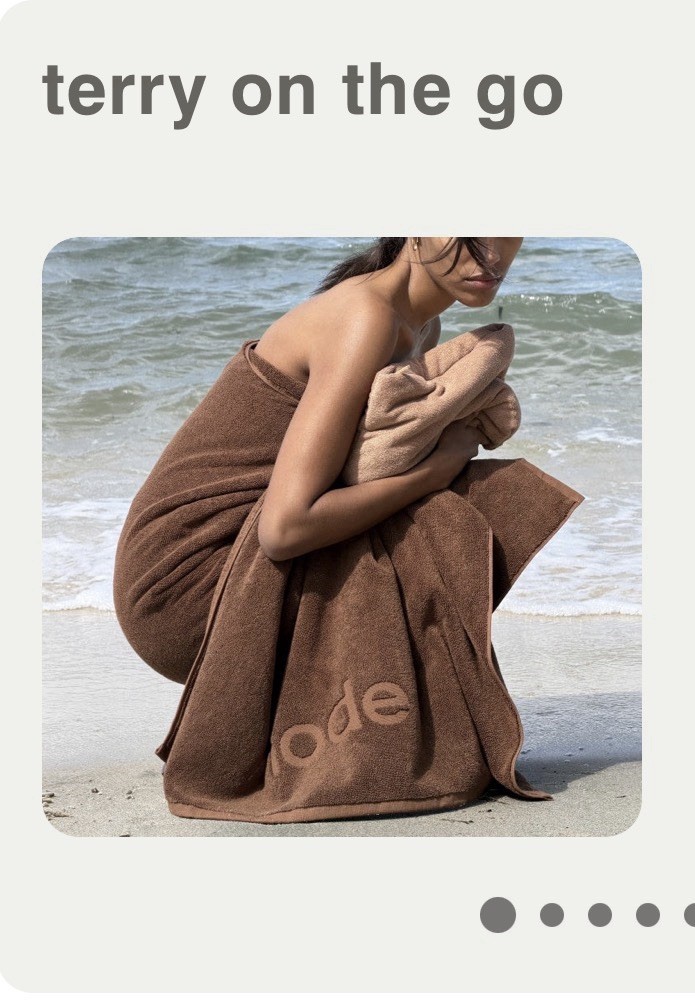 Rhode Terry Bag SOLD OUT LIMITED EDITION
