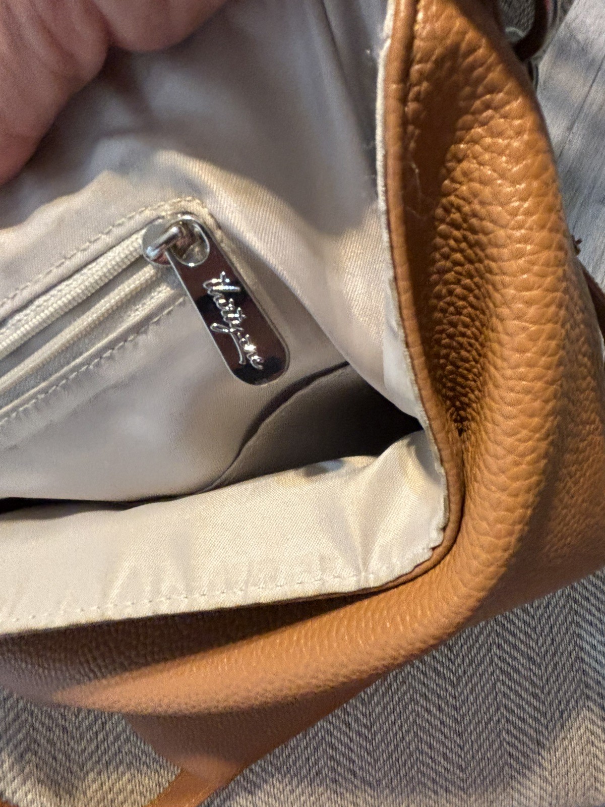 Studio Thirty One Modern Purse with 2 Interchangeable Flaps Pebbled Brown