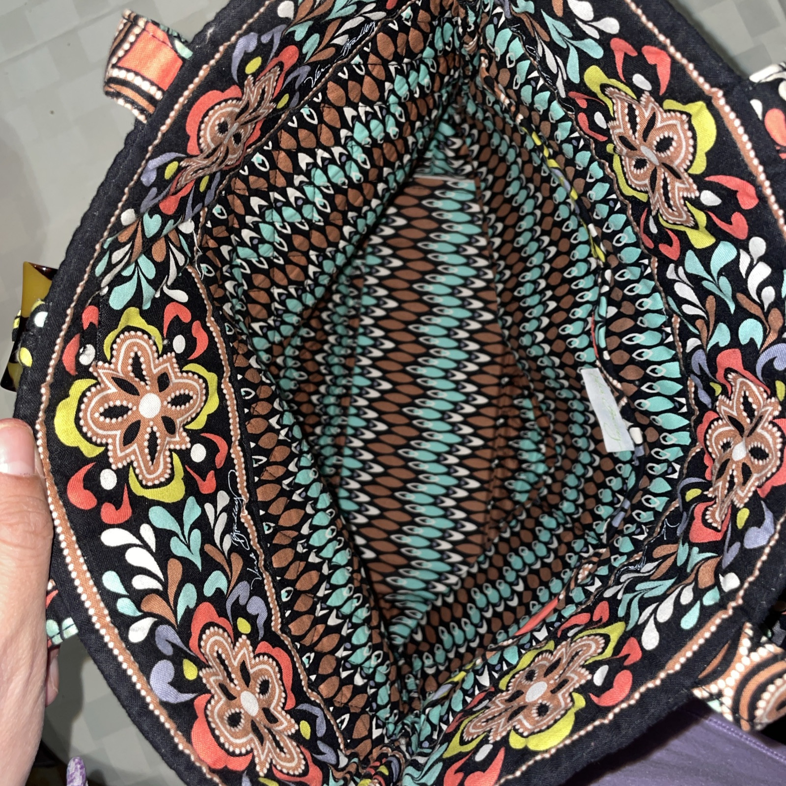 Vera Bradley Handbag Retired Sierra Tote NWT