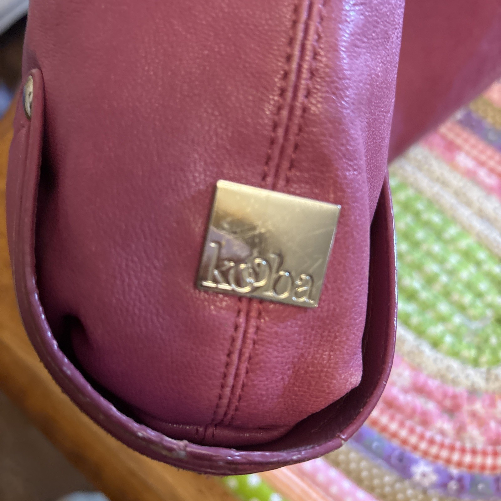 kooba leather handbag