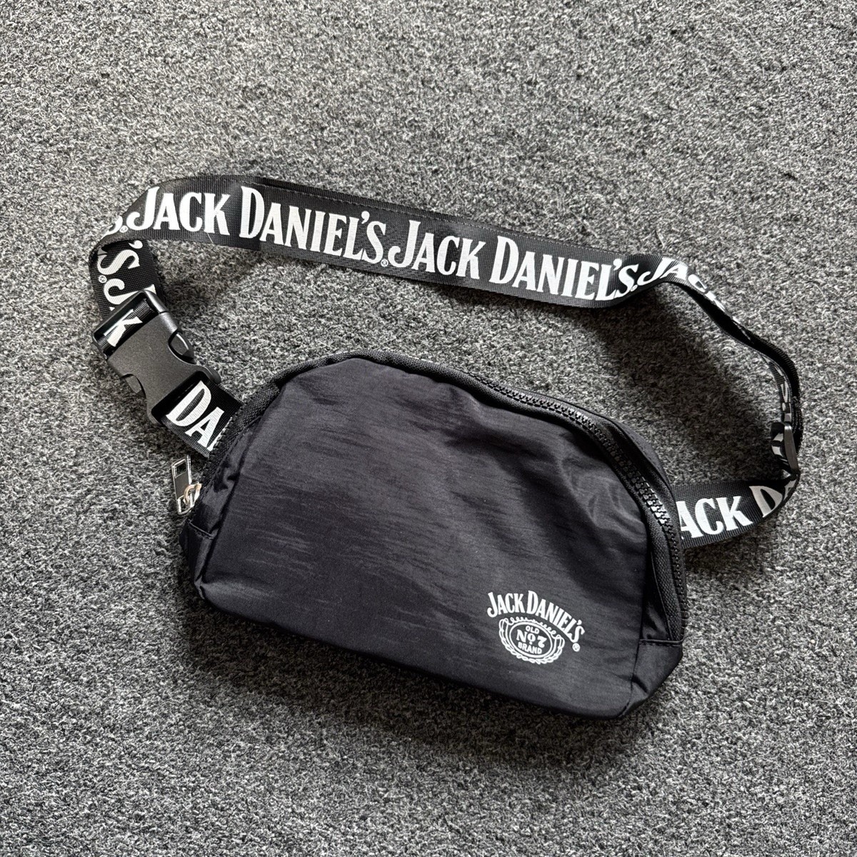 Jack Daniels Black Fanny Pack Waist Bag Crossbody