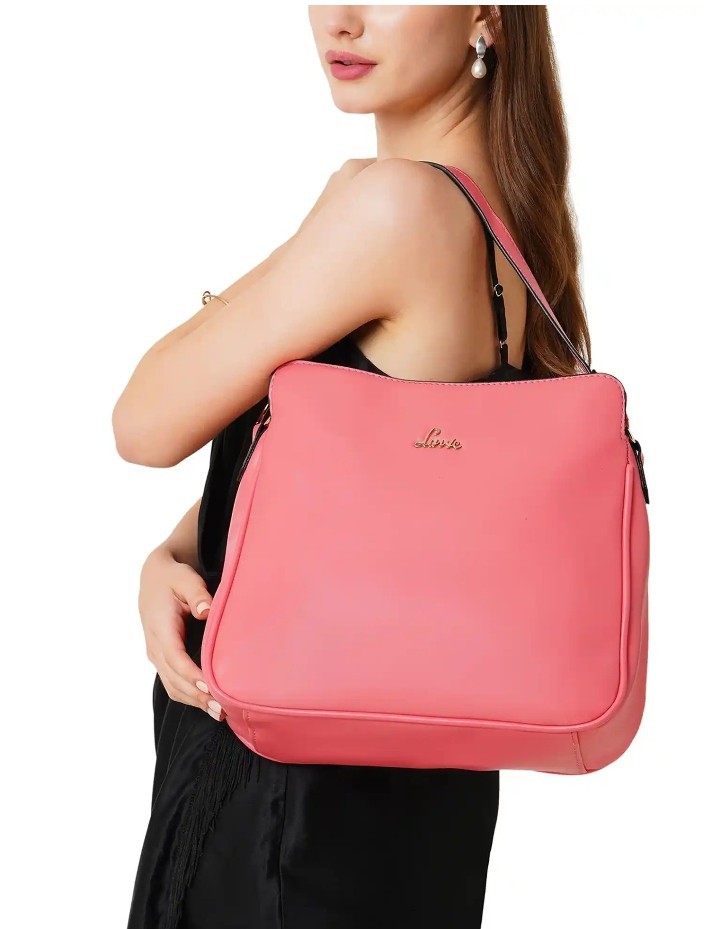 womens pink hobo handbag