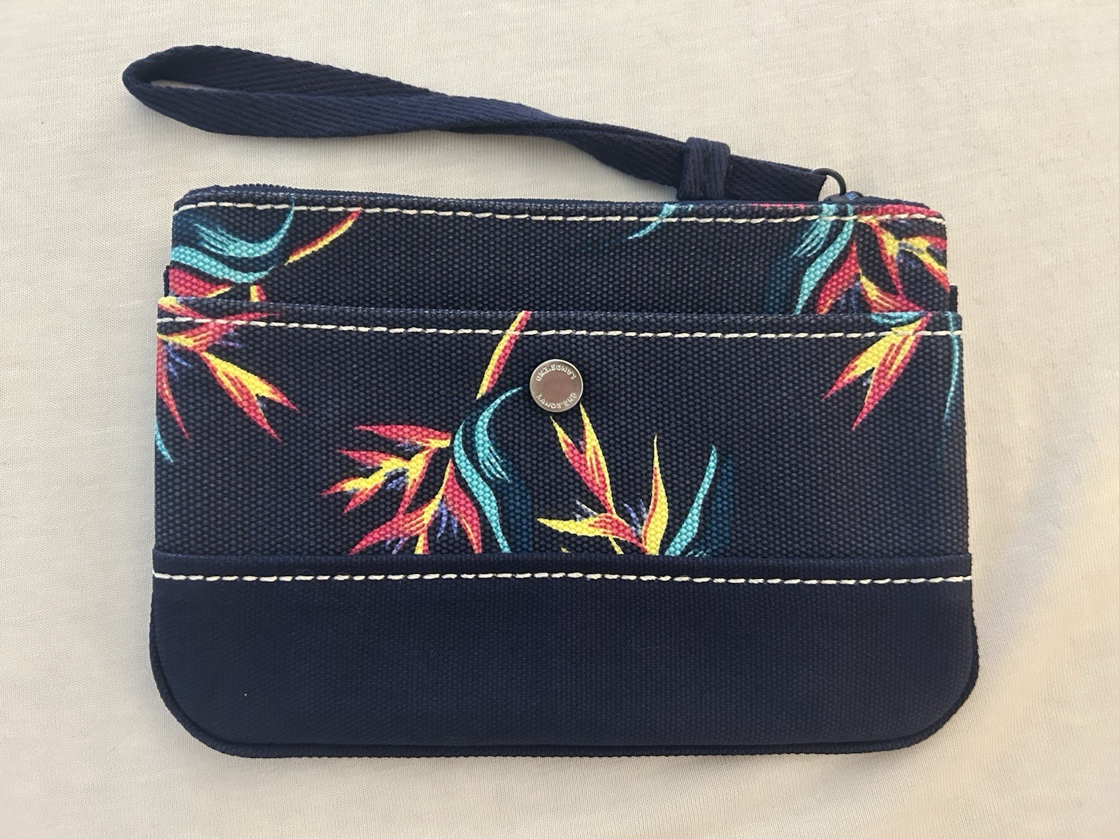 Lands End Canvas Zip Top Pouch/Wristlet 8X5 – New