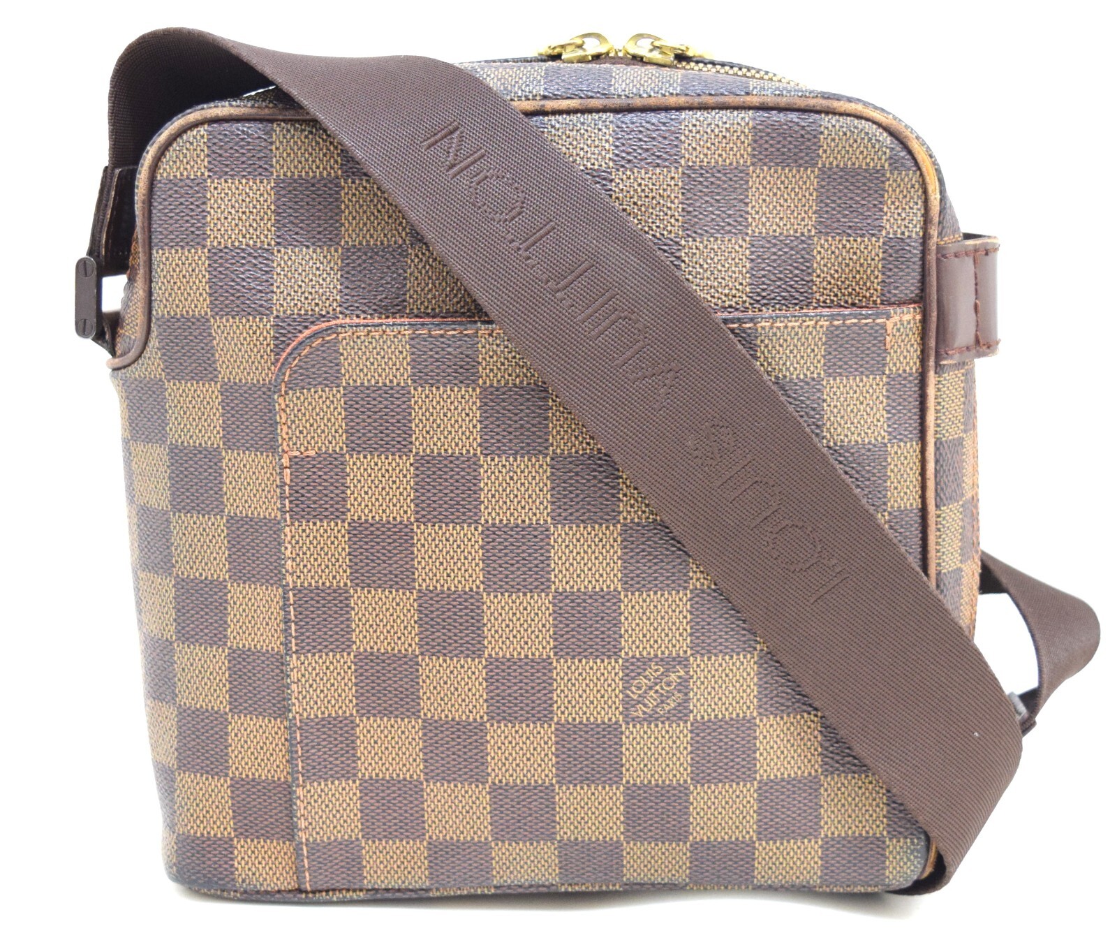 Auth Louis Vuitton Olav PM Crossbody Bag Damier Canvas N41442 LV 49357