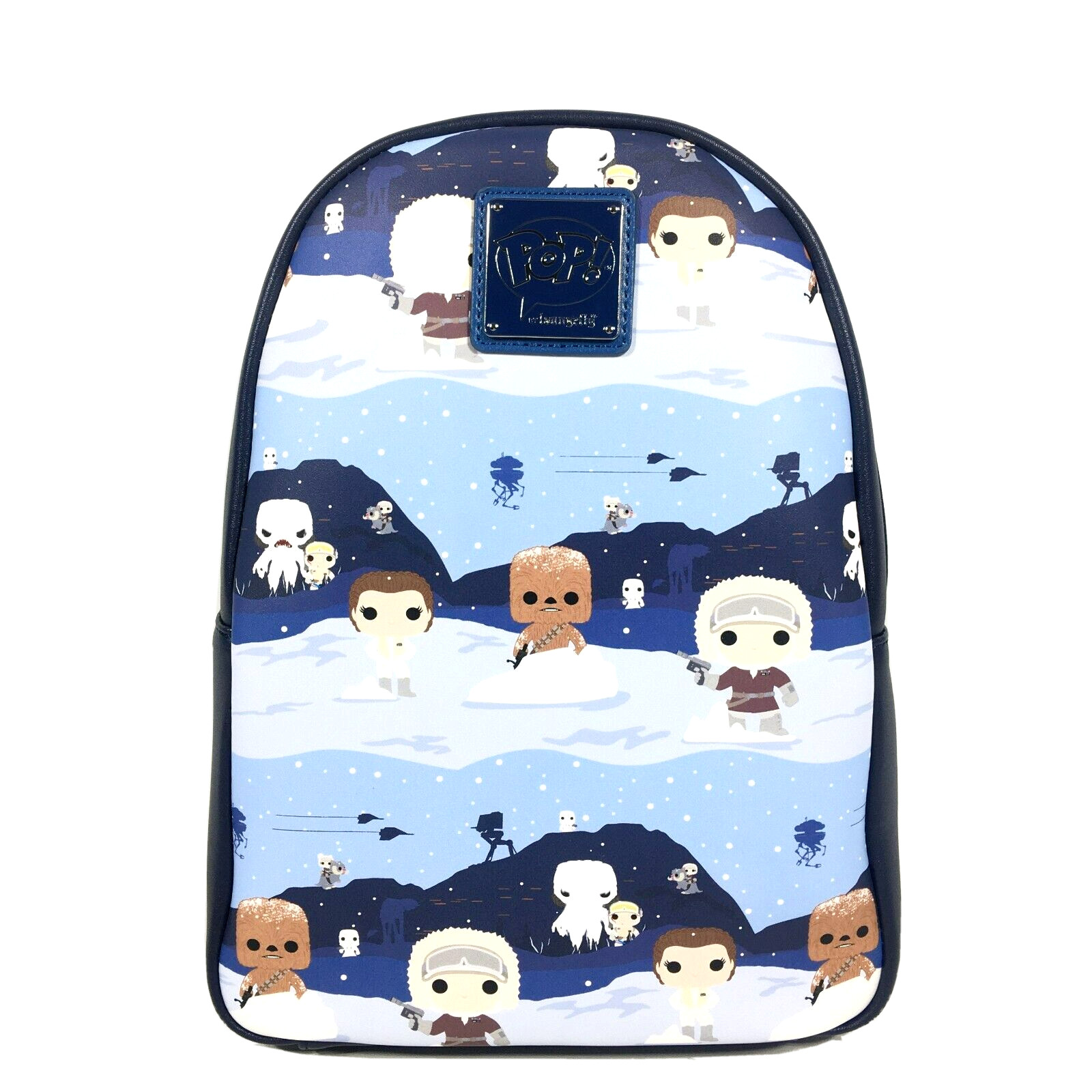 Loungefly POP Star Wars Hans Solo Princess Leia On Hoth Mini Backpack Exclusive