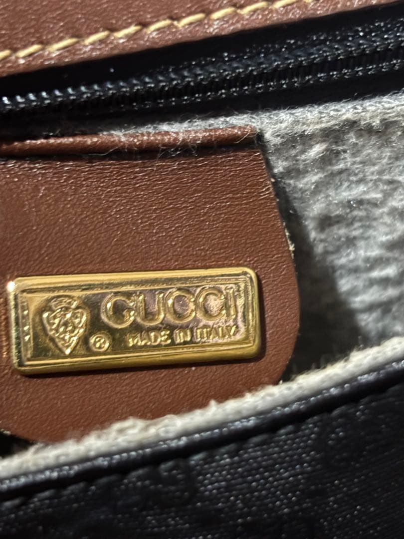 GUCCI Micro GG Mini Shoulder Bag Women Auth 7.28 x 8.26 x 2.36inch
