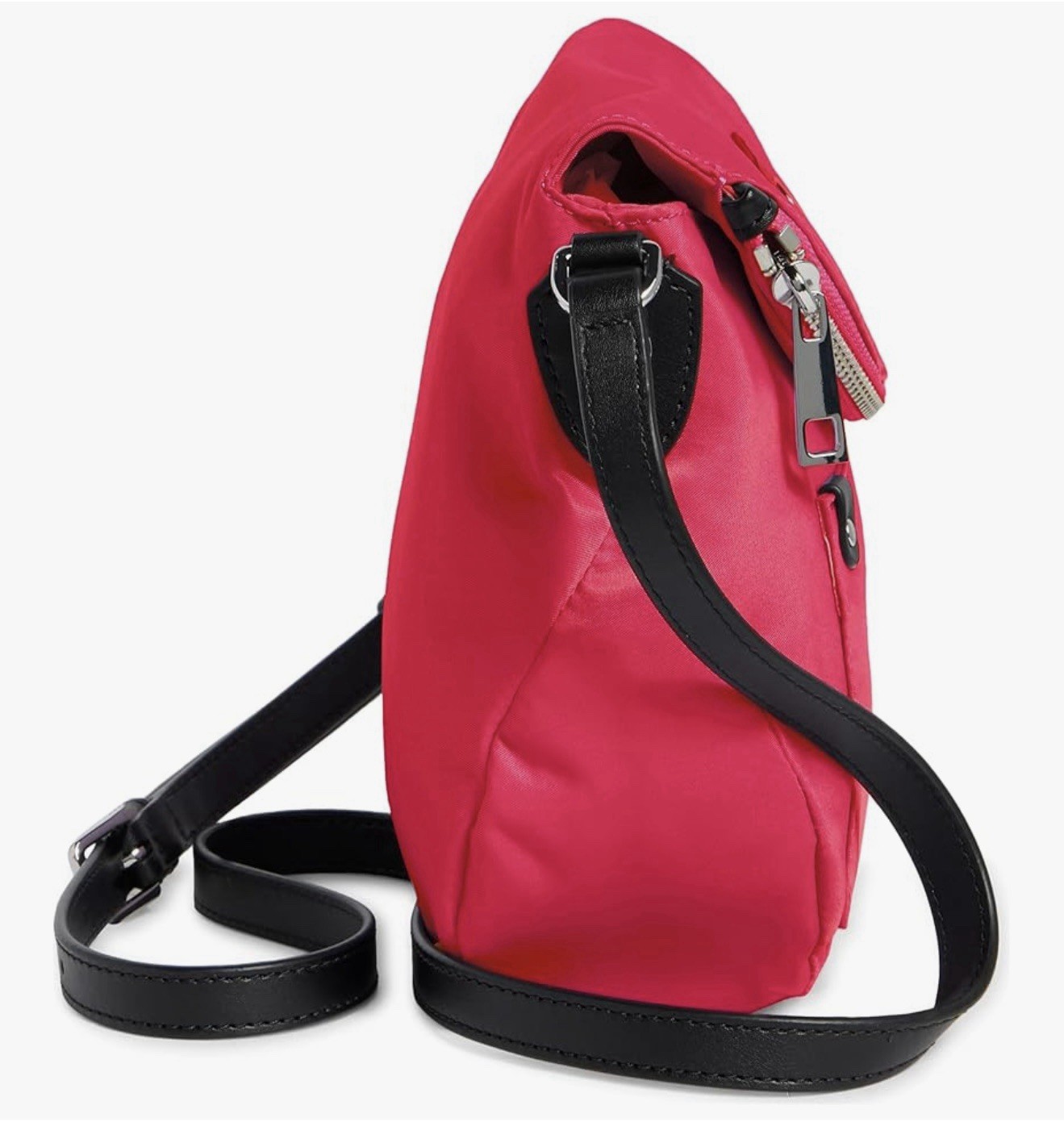 Marc Jacobs Preppy Nylon MiniNatasha Crossbody Bag (HOT PINK)