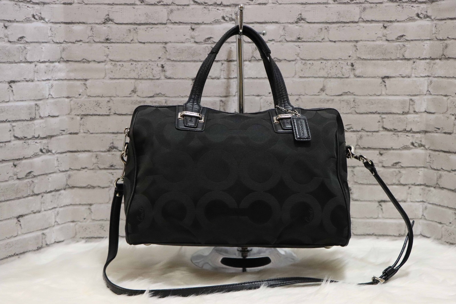 COACH Signature Taylor Satchel G1373-F25503 with Shoulder Strap
