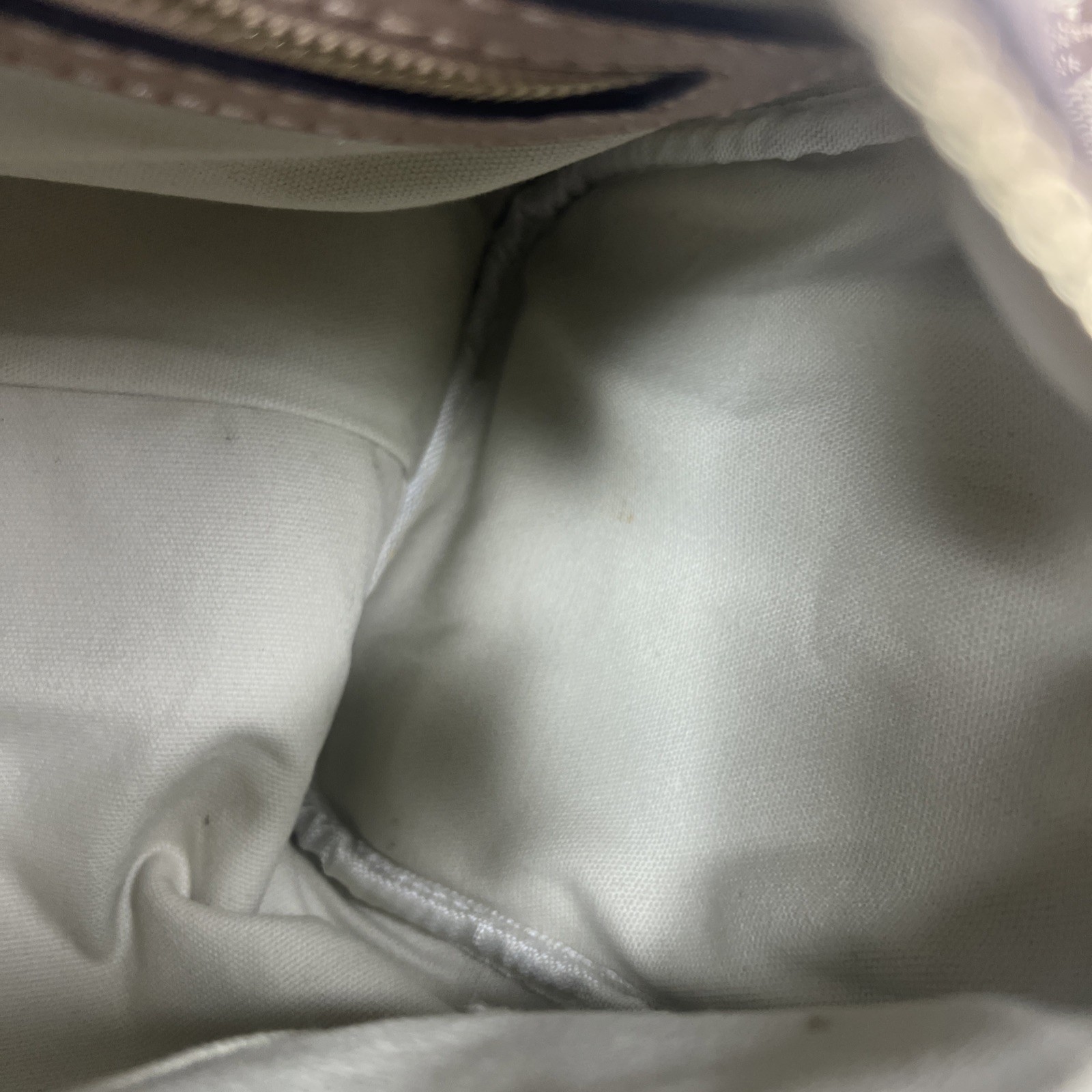 Gucci Medium GG Canvas Web Joy Boston Bag Pre-Loved Pink NO SHOULDER STRAP