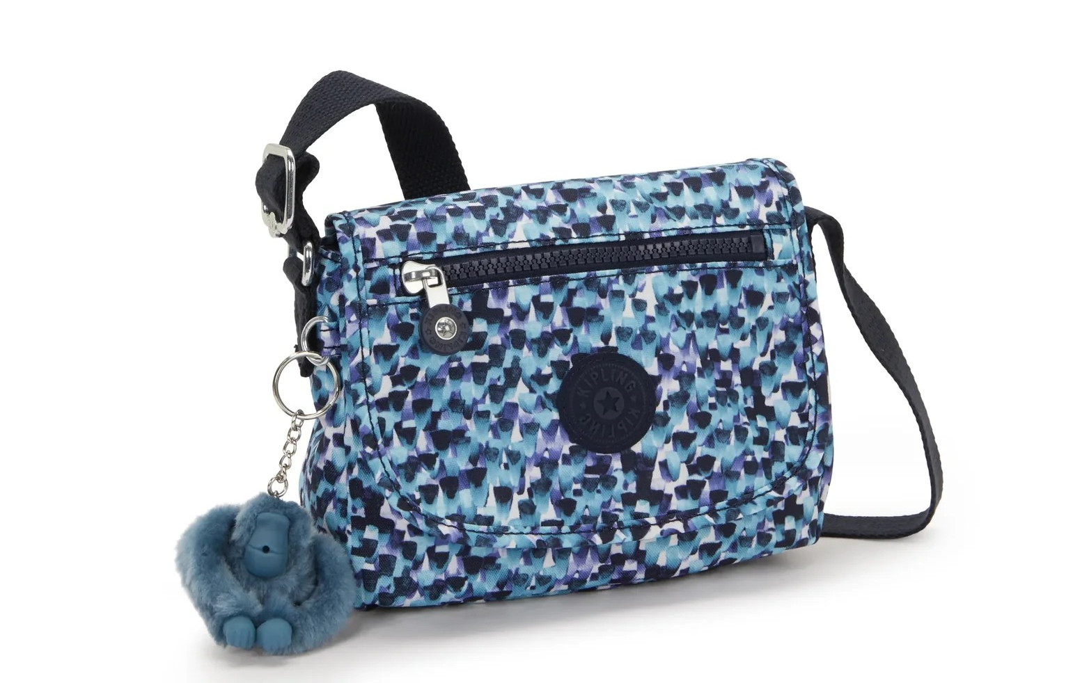 NEW Kipling Sabian Crossbody Mini Bag Multicolor NWT Monkey Bag Charm / Keyring