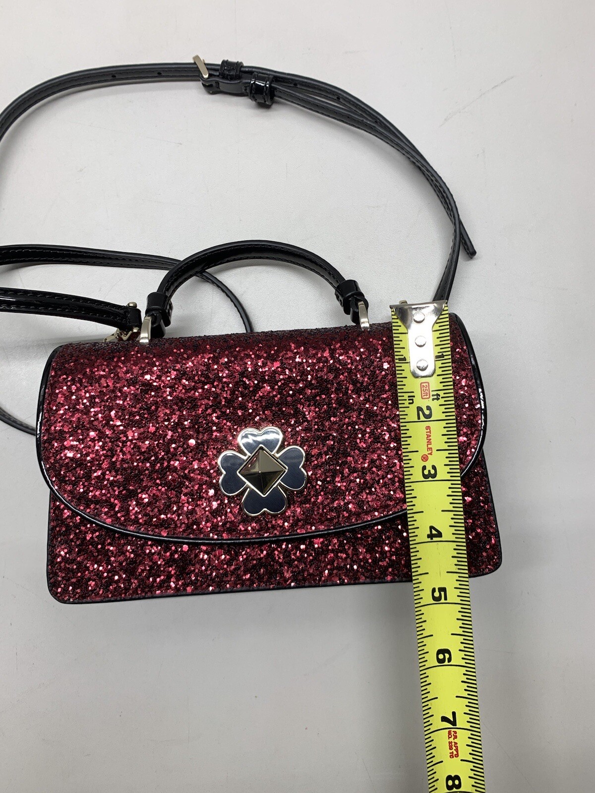 Kate Spade Odette Glitter Mini Top Handle Crossbody Bag
