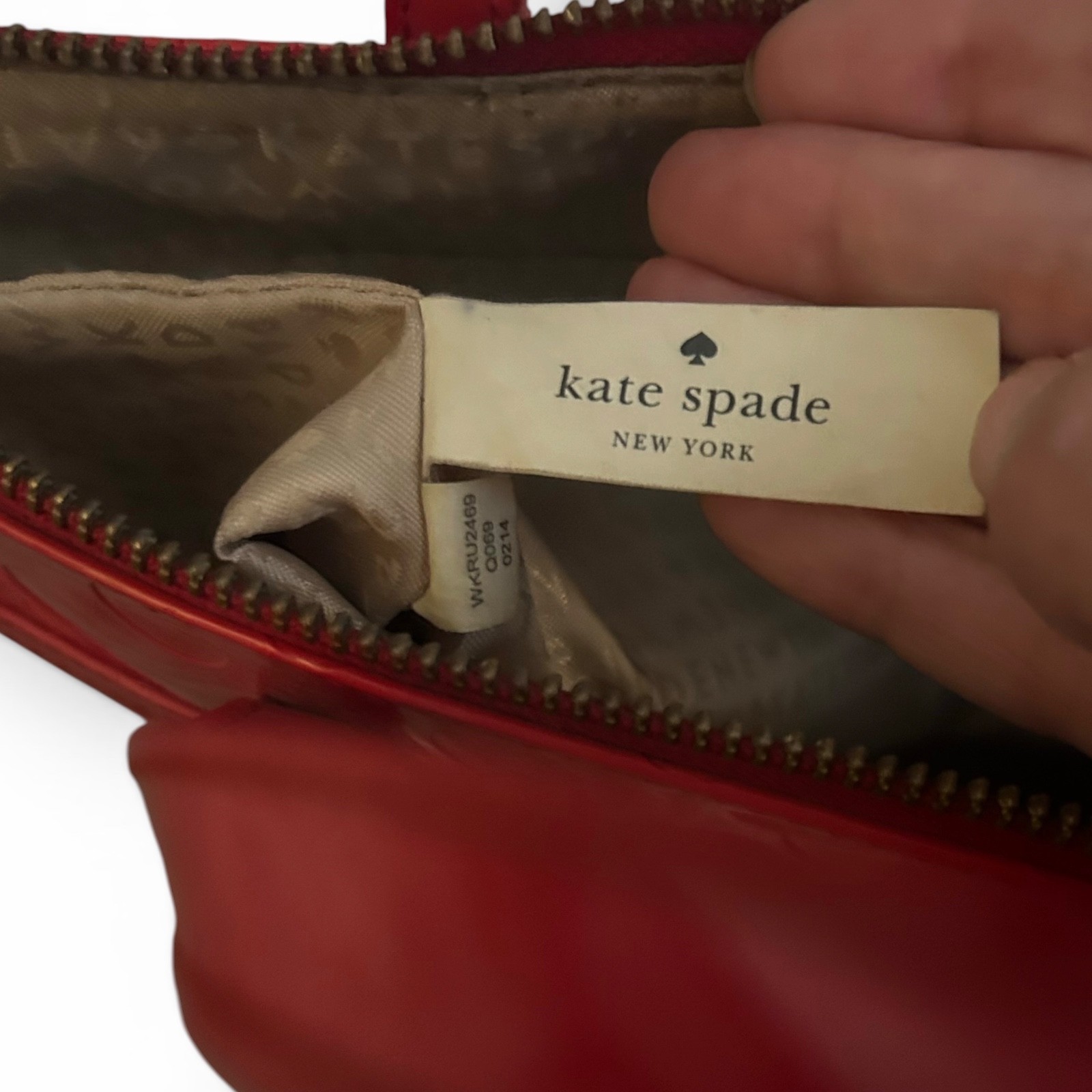 Kate Spade New York Camellia Street Jeralyn Tote color Chili Red