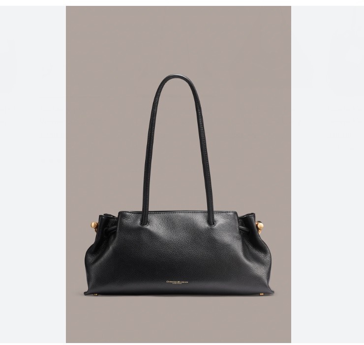 Donna Karan NY Cashmere pebbled leather women’s tote bag + Dust bag BLACK