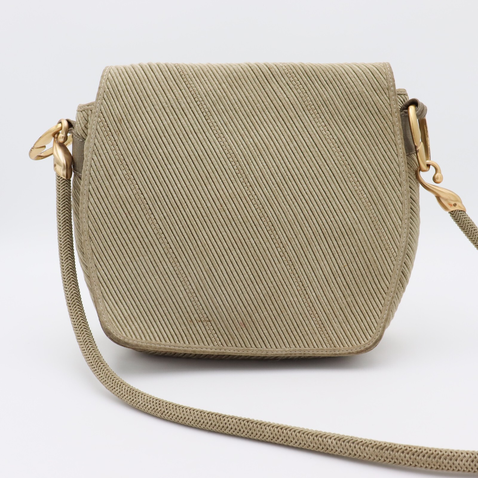 De Vecchi Hamilton Hodge Purse Bunjee Cord Made in Italy