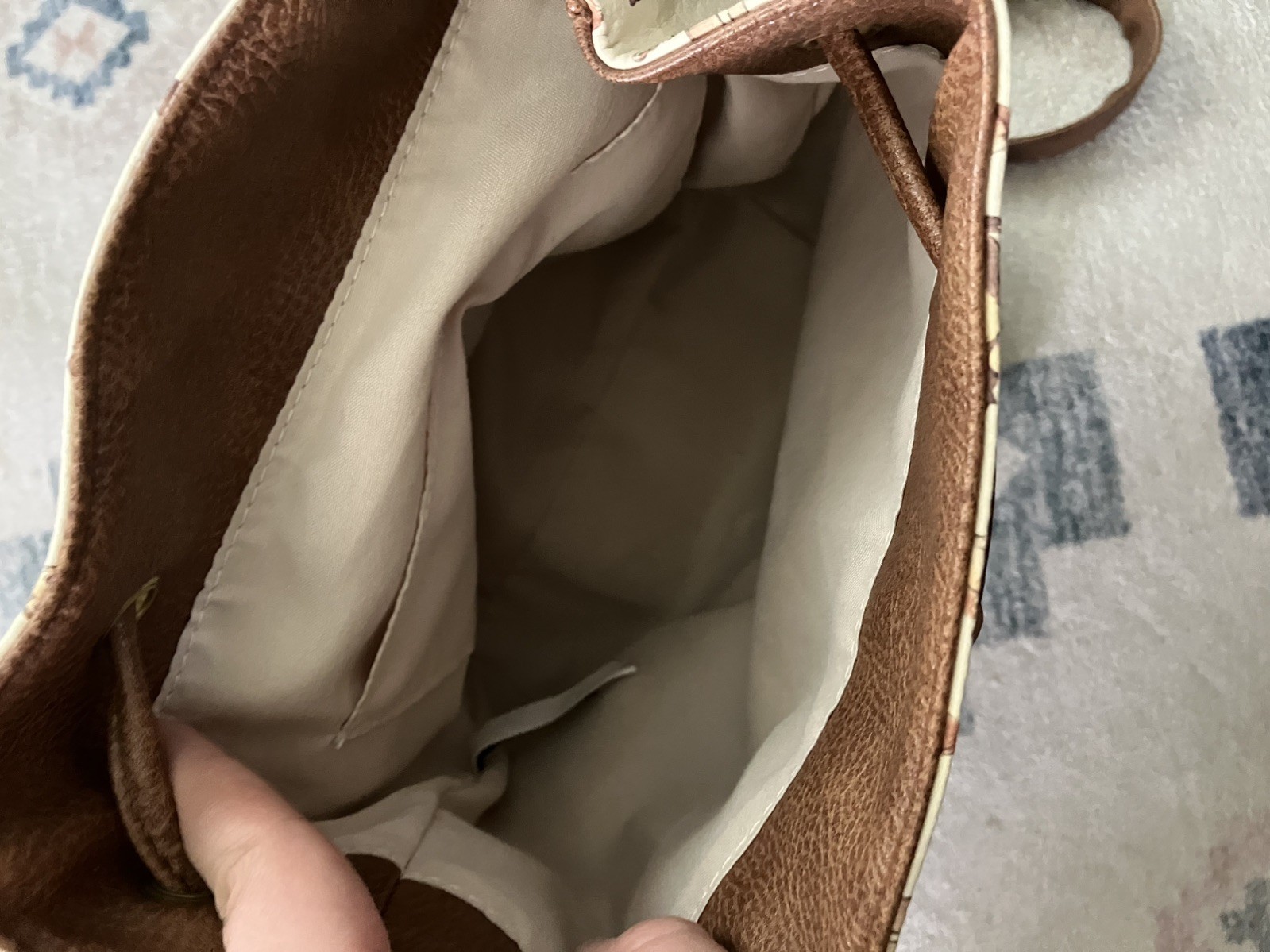 Disney Her Universe Chip and Dale Acorns Leaf Faux Leather Slouch Mini Backpack
