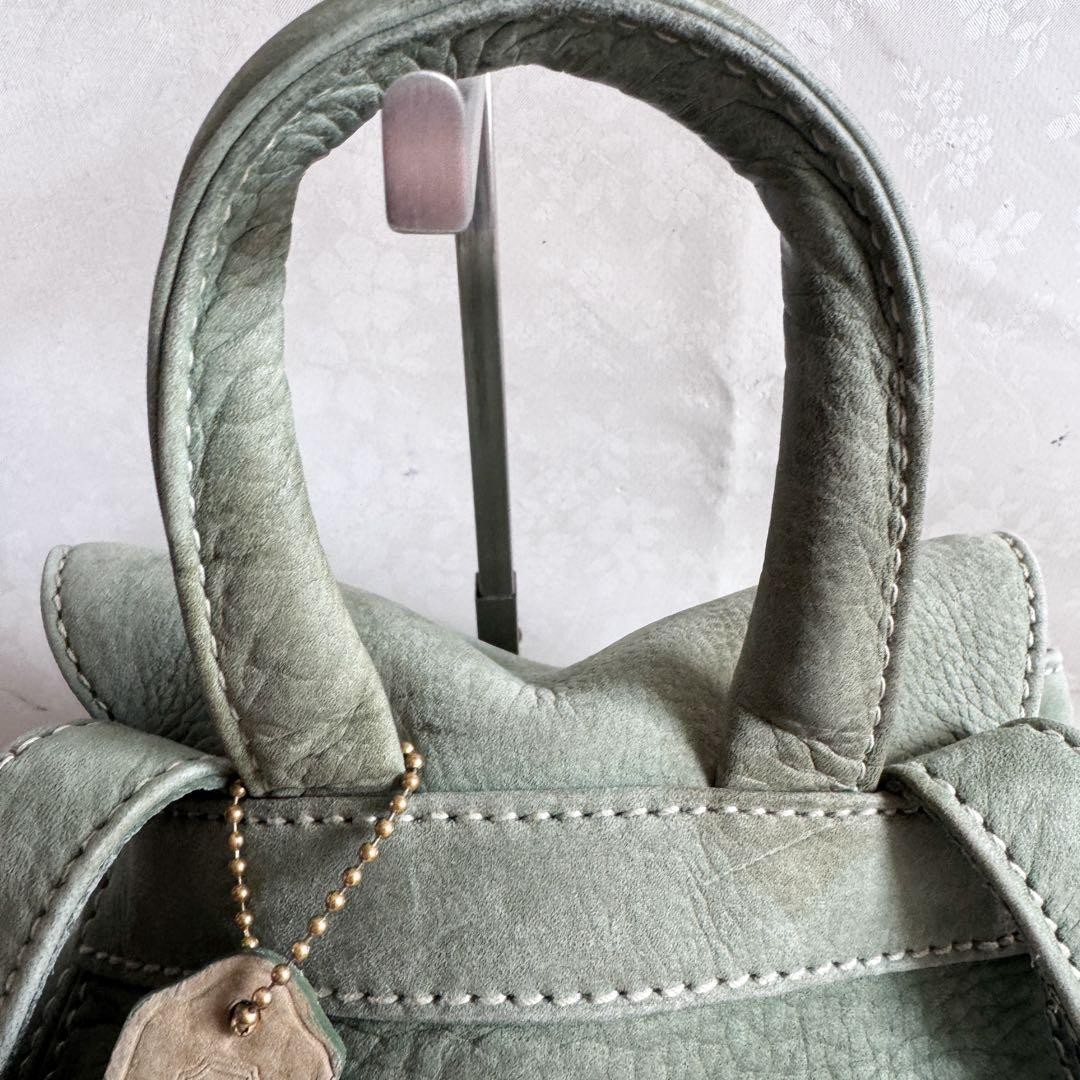 Vintage COACH small backpack green OLD Japan