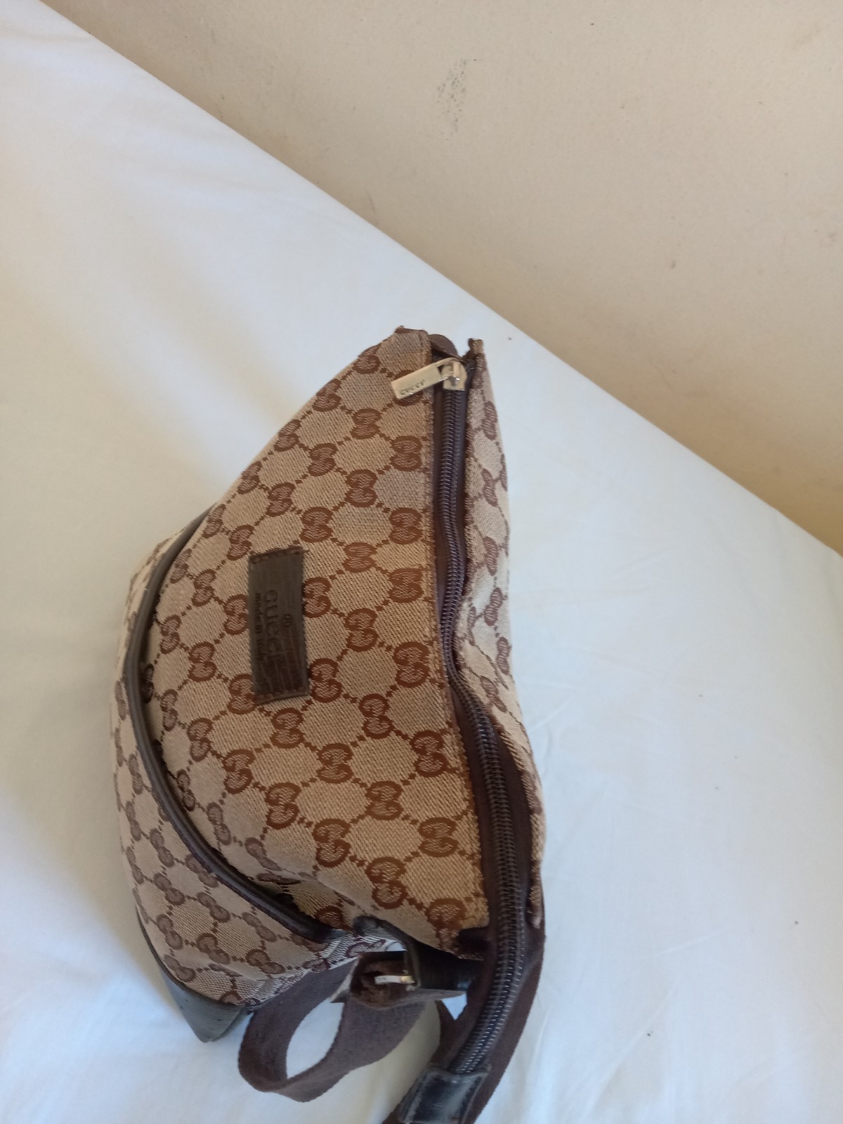 Gucci Brown Canvas Bag