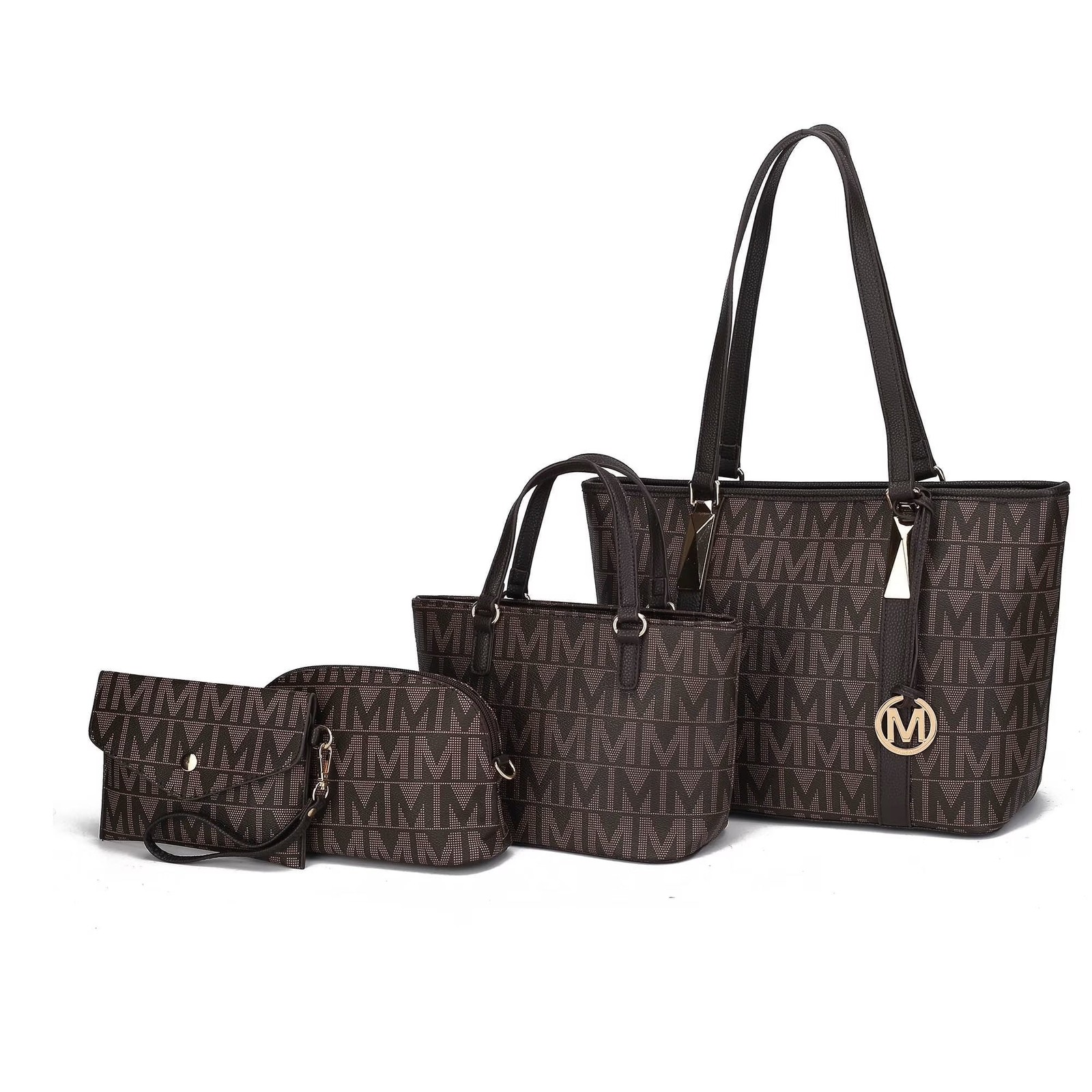 MKF Marimar Signature 4 Piece Set Chocolate Brown NWT