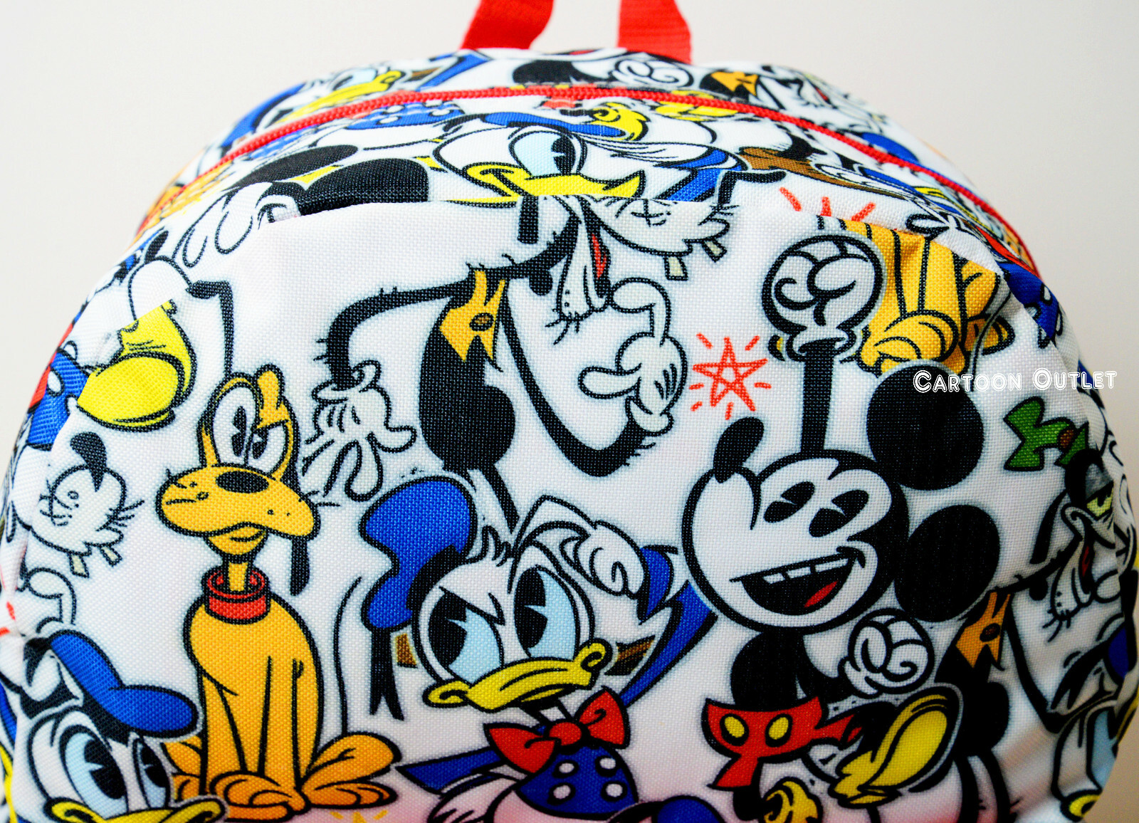 Disney Mickey Mouse All Over Print Large Backpack 16″ Book Bag Birthday Gift New