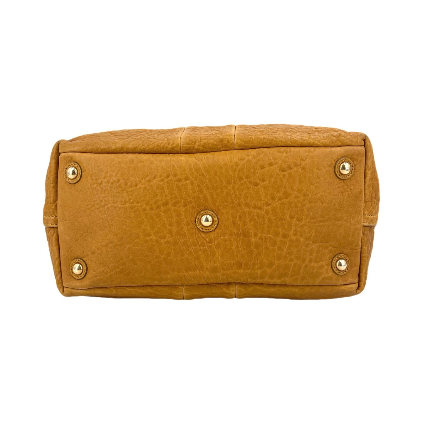 YSL Easy Y Bag Normal Size Camel Brown Litchi Cowhide Daily Handbag US Ship