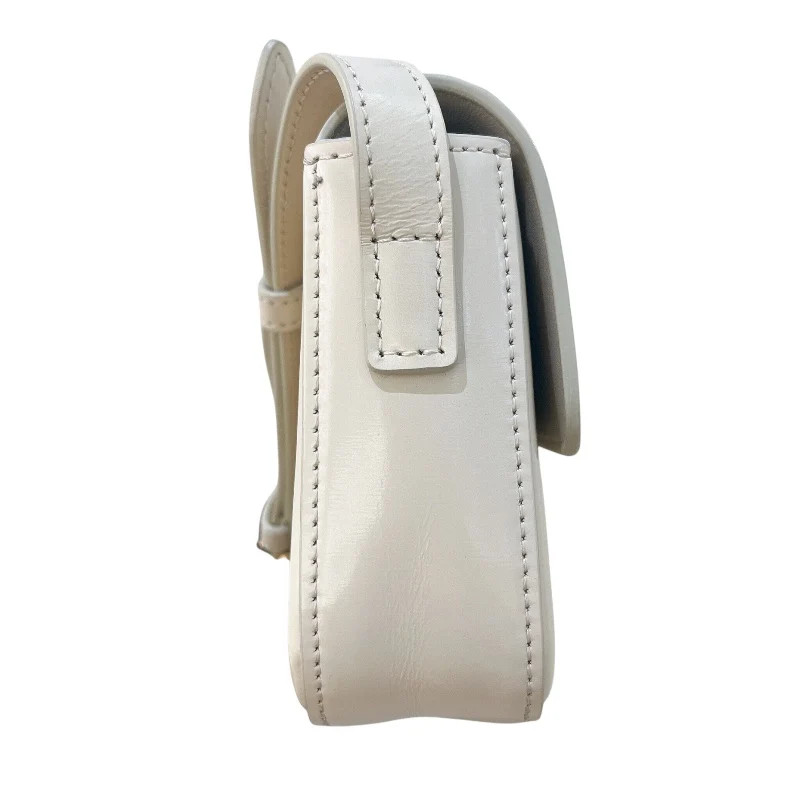 CELINE Belt Bag Claude Beige Calfskin Shoulder Bag 194143 #OKB5228