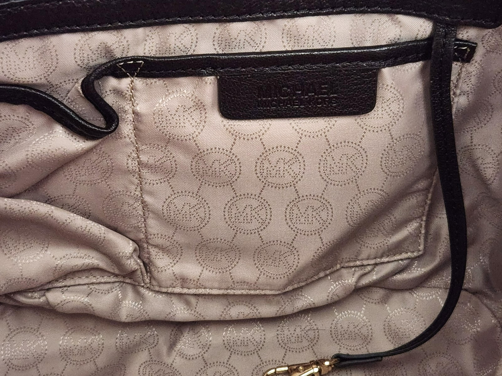 🌞MICHAEL KORS VANESSA COFFEE BROWN LEATHER GOLD SIDE ZIPPERS TOTE BAG 🌺NWT!
