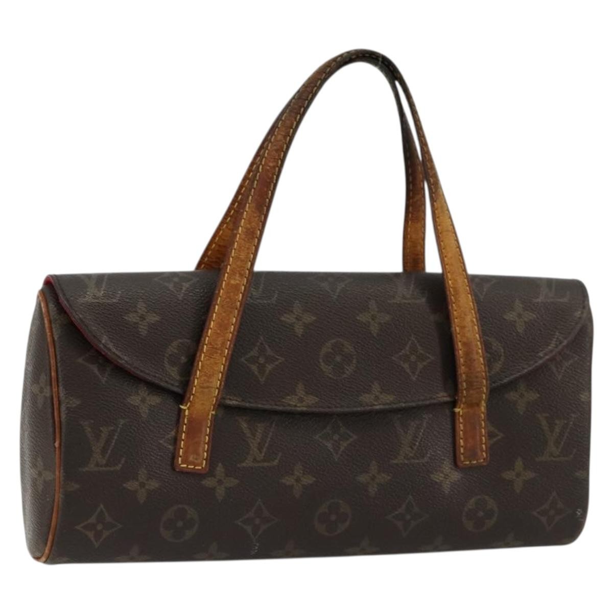 LOUIS VUITTON Monogram Sonatine Hand Bag M51902 LV Auth 178760