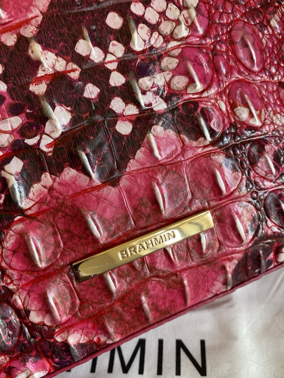 ❤️💕❤️EXCLUSIVE Brahmin Katherine Crown Of Hearts Ombre Melbourne Crossbody