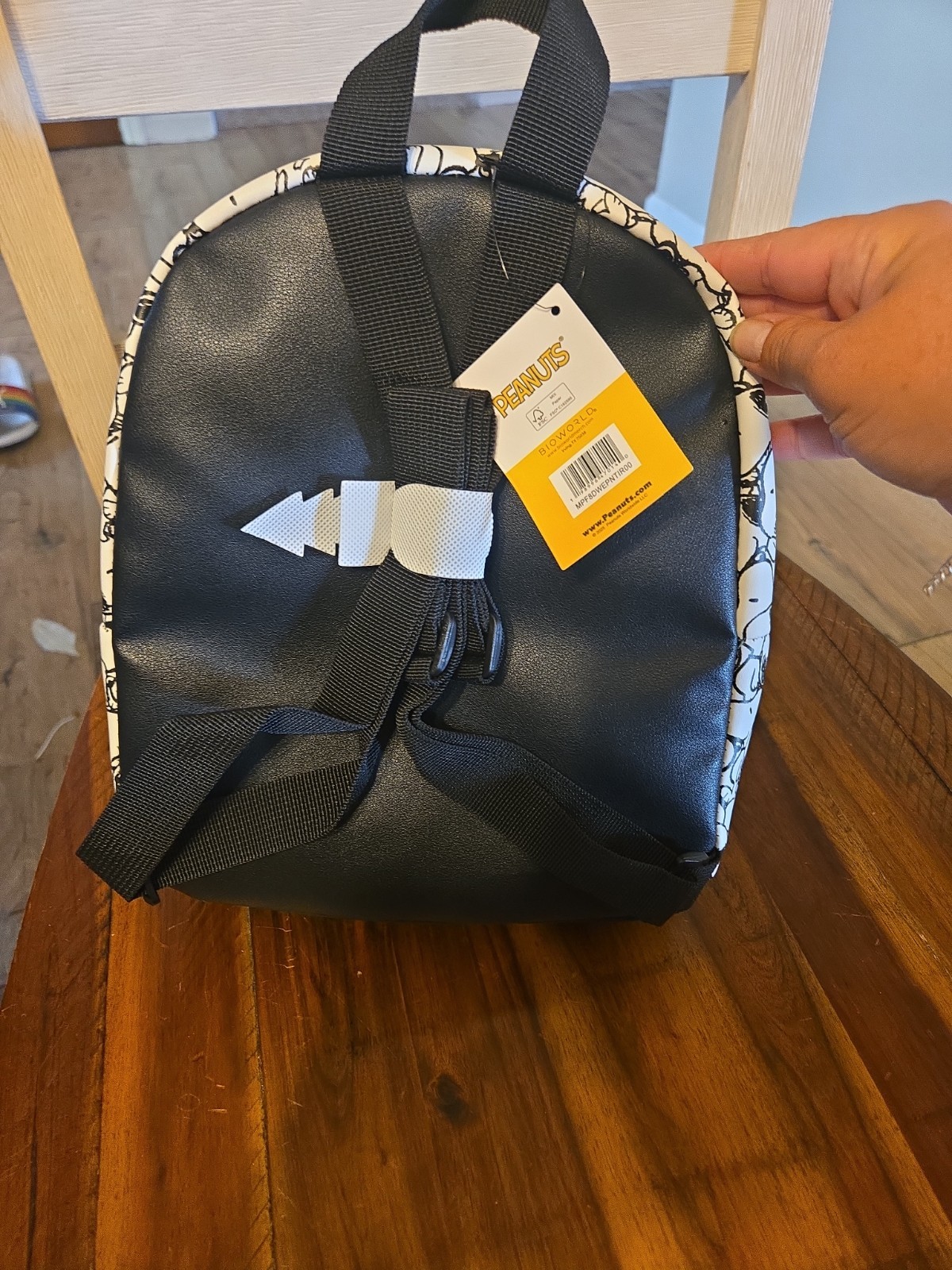 Peanuts Bioworld All Over Print Mini Backpack Snoopy All Over NWT