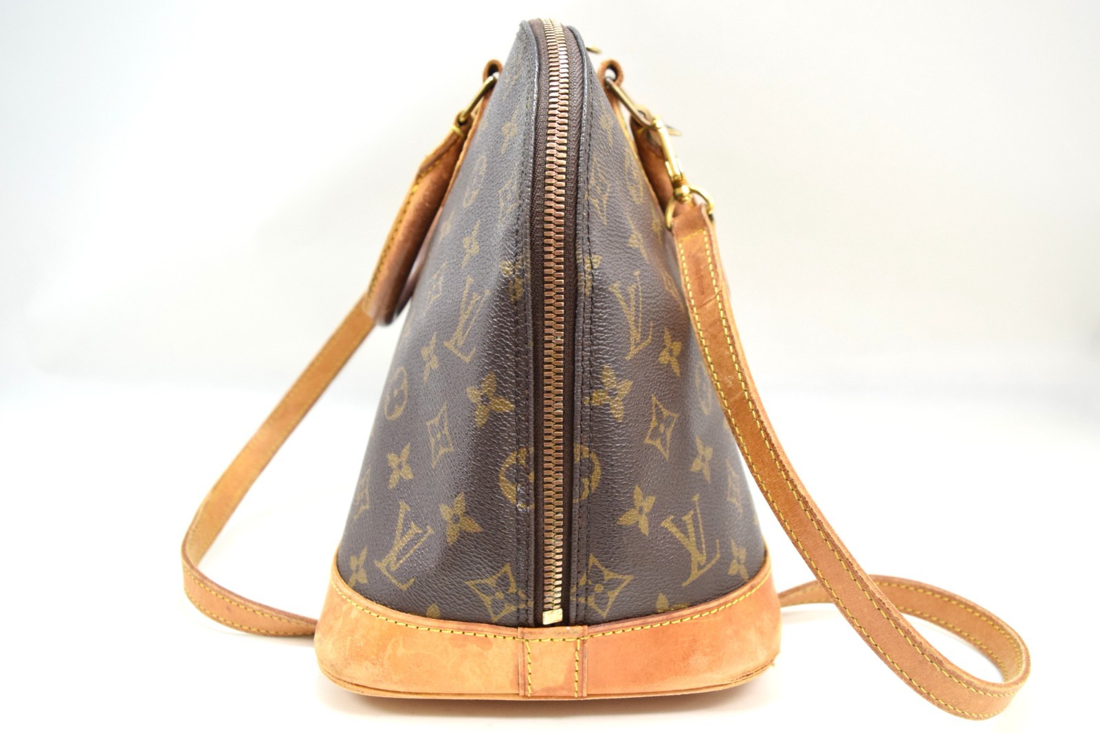 Auth Louis Vuitton Alma PM Handbag Monogram Canvas M51130 LV 49759