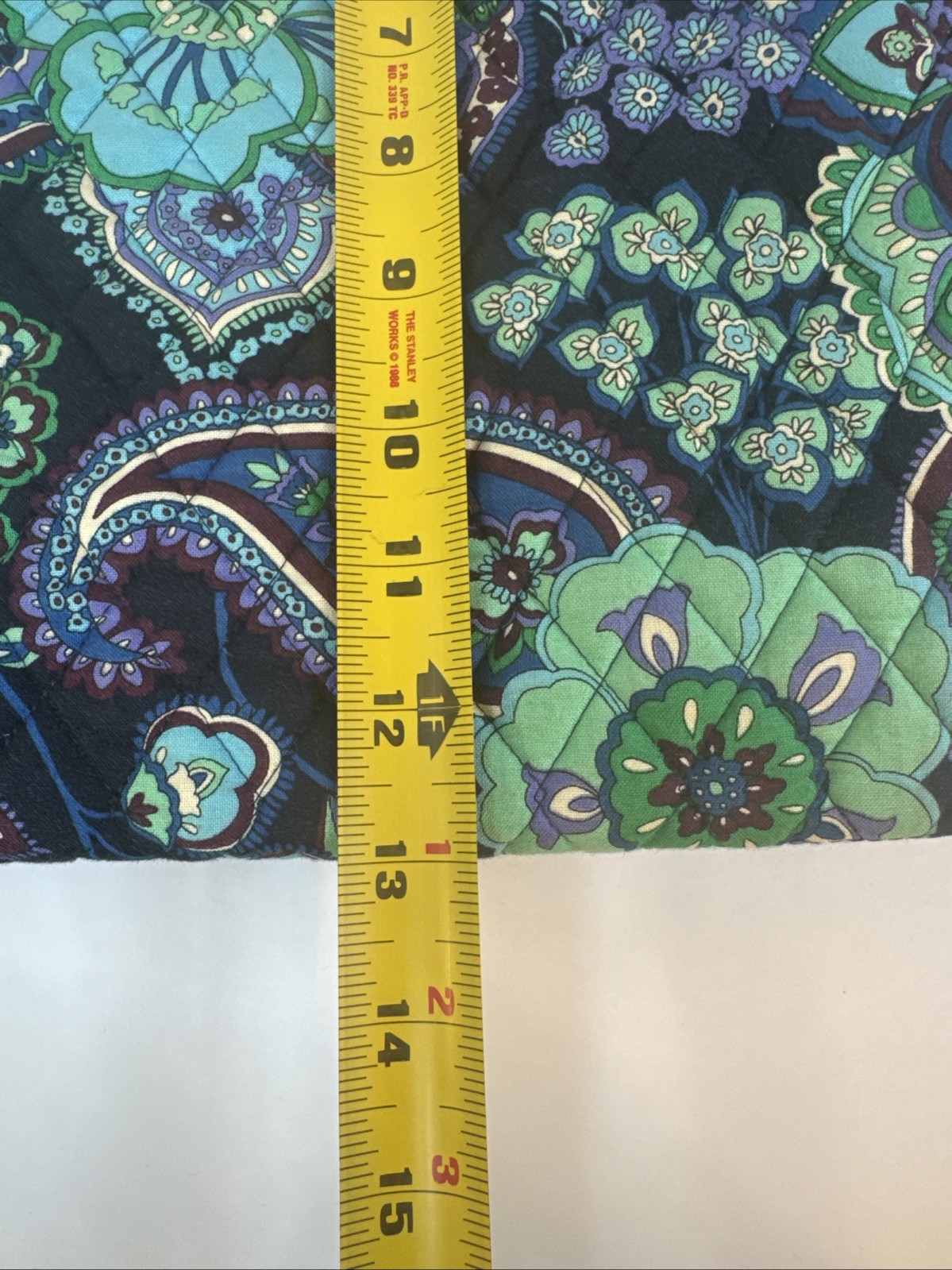 Vera Bradley Blue Rhapsody Retired Tote Bag Inner Pockets with Matching Wallet
