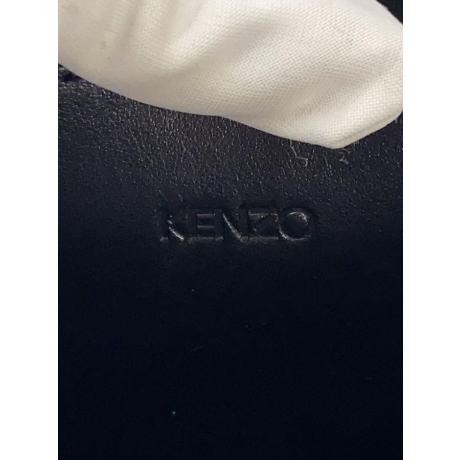 KENZO Paris Black Leather Logo Tote Bag Shopper H29cm x W37.5cm
