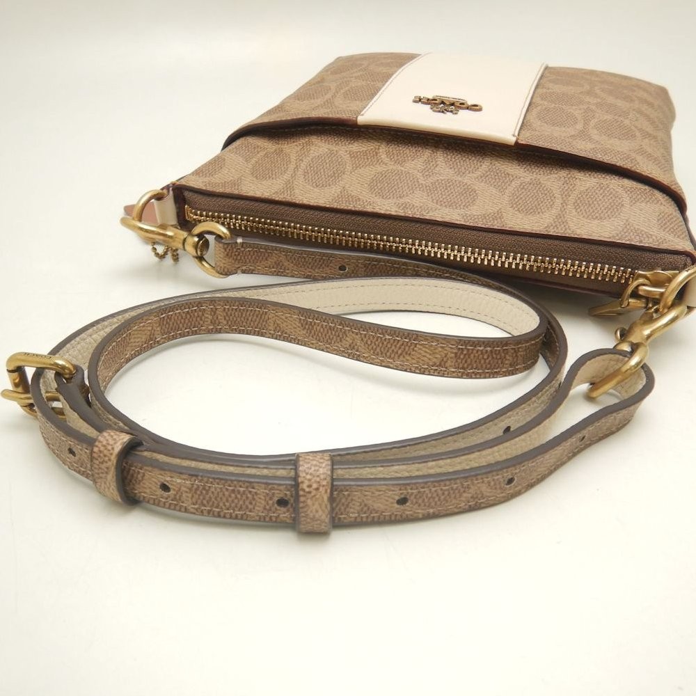 COACH Shoulder bag Kit Messenger 41321 Coated canvas beige/253916