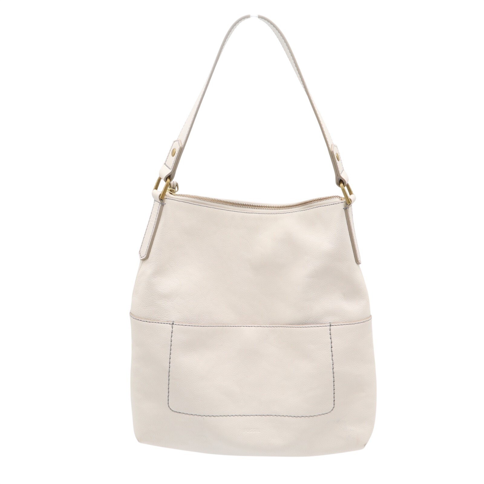 Womens Handbag Summit White Leather Pockets Detachable Strap Sangle Bucket Bag