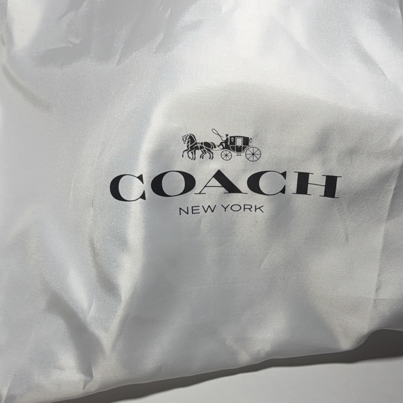 Coach Andie Large Leather Shoulder Bag Cream Perforated C Logo
