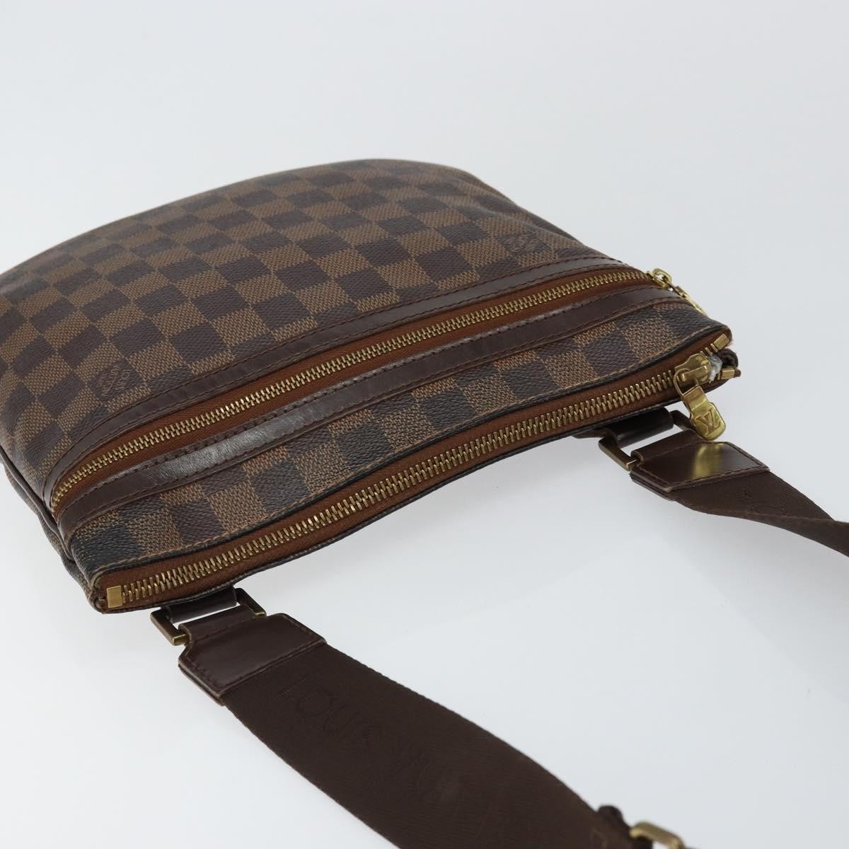 LOUIS VUITTON Damier Ebene Pochette Bosphore Shoulder Bag N51111 LV Auth ep11391