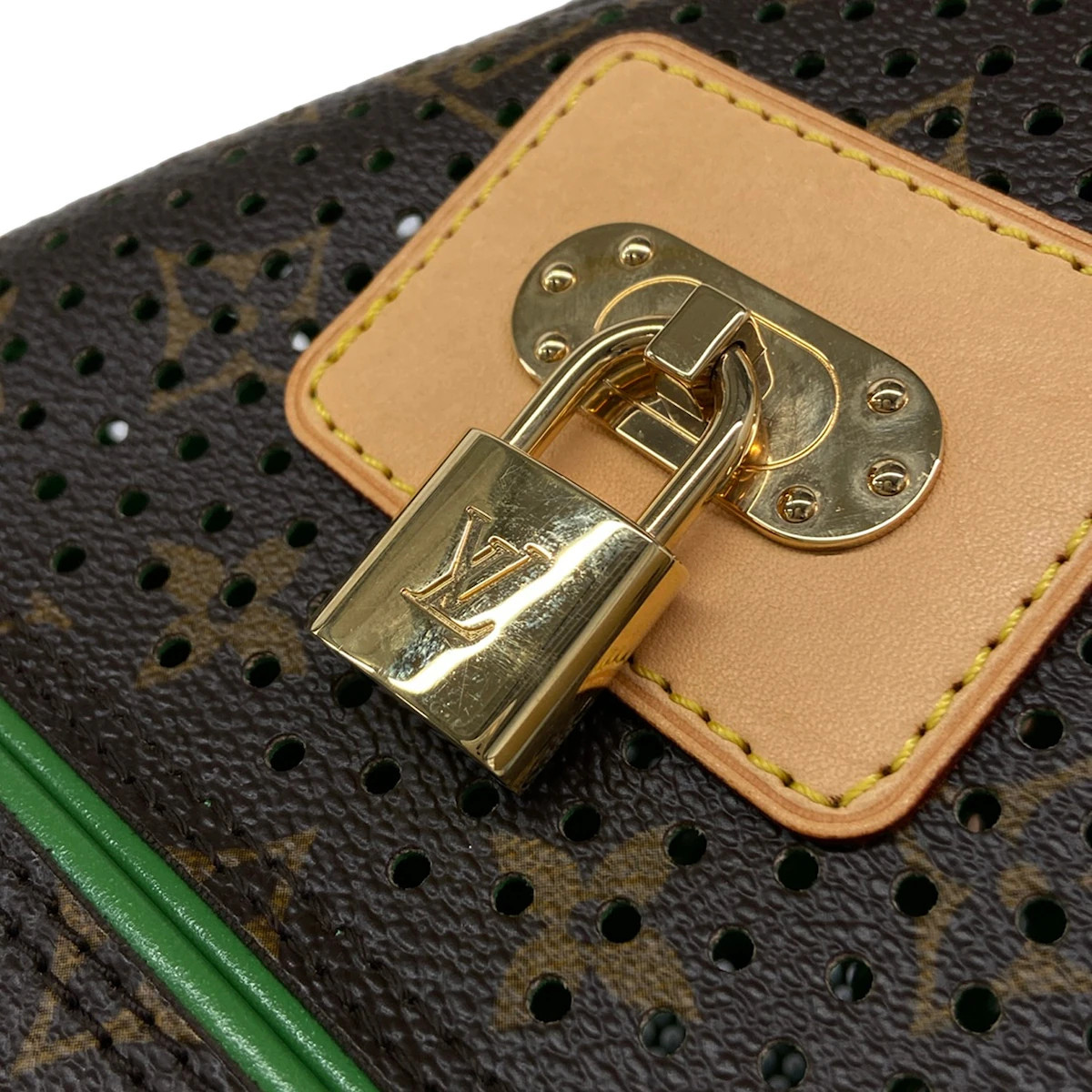 LOUIS VUITTON Speedy 30 M95181 Vert Monogram Perforated SP0026 Handbag