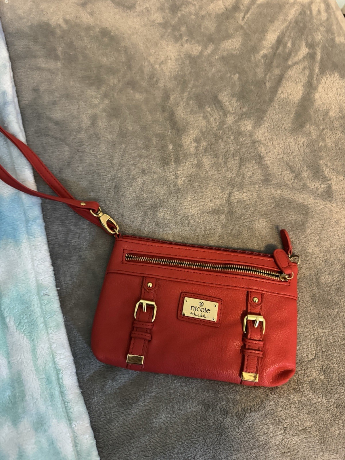 Nicole Red Wristlet