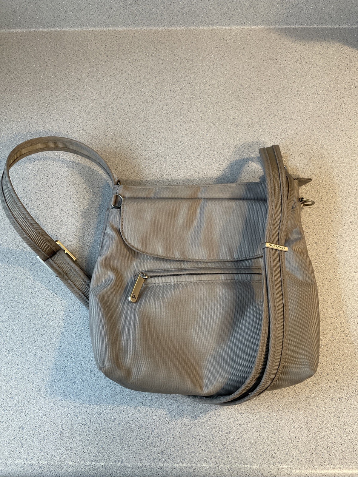 Travelon Anti Theft Crossbody Neutral Adult Unisex Travel Safety