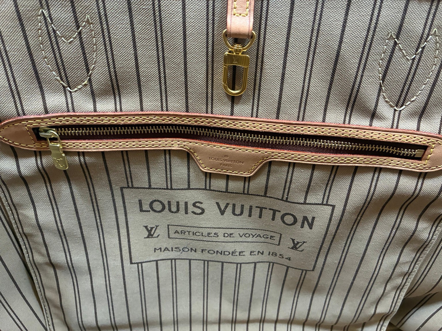 Louis Vuitton Neverfull GM Monogram Canvas Tote Box Dust Bag Made in USA
