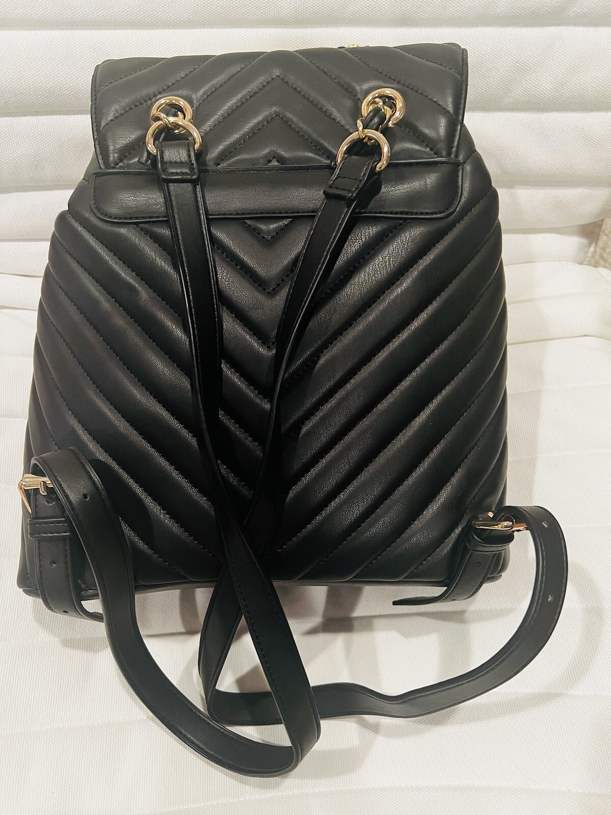 NWT Becool Chevron Quilted Extended Length Backpack