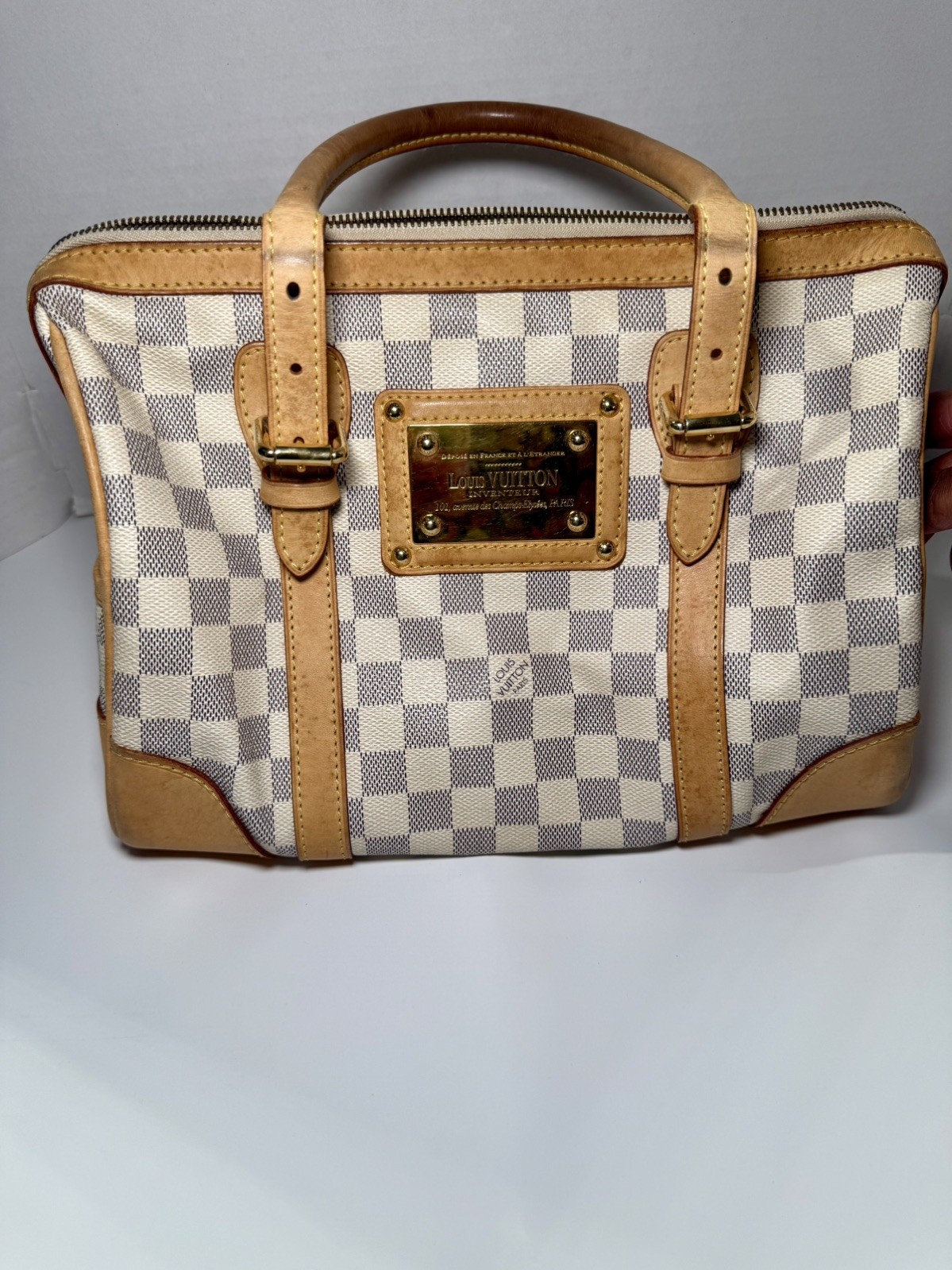 Louis Vuitton Berkeley in Damier Azur