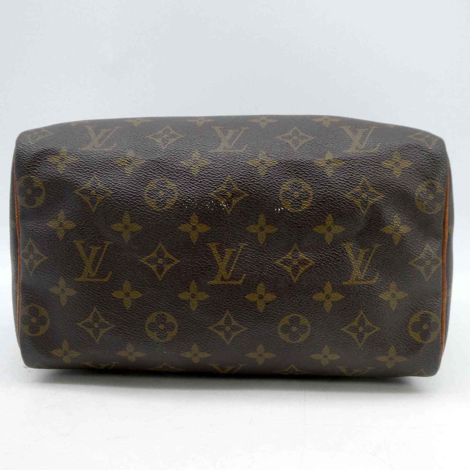 LOUIS VUITTON Speedy 25 M41528 Monogram Shoulder Hand Bag PVC Padlock 1083