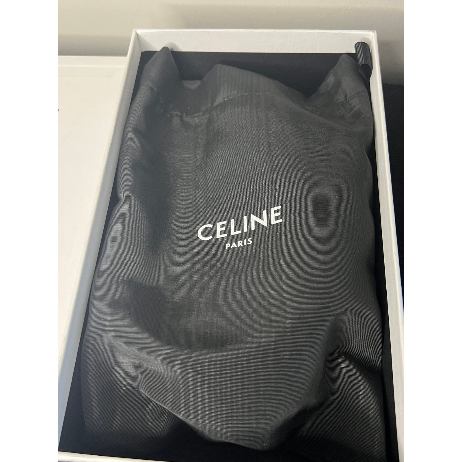 Celine Triomphe Canvas Horizontal Camera Bag Tan Ecru Crossbody NWT Italy